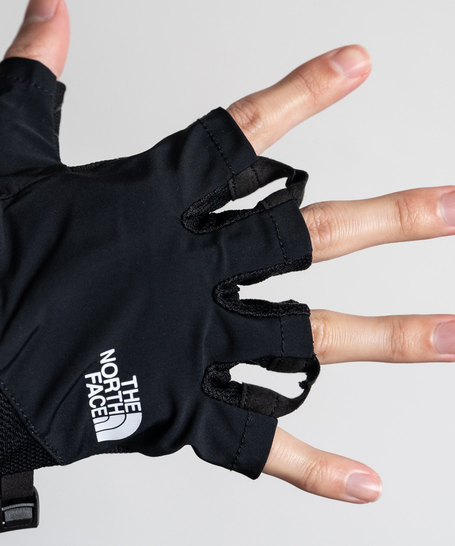 THE NORTH FACE ザ・ノースフェイス COOL LIGHT HALF GLOVE スマホ対応 ワンポイントロゴクールライトハーフグローブ/指なし手袋 15894