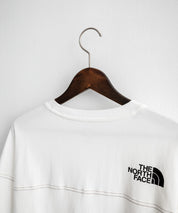 THE NORTH FACE WHITE LABEL STITCH DYEING S/S R/TEE オーバーサイズステッチラインワンポイントロゴピグメント加工半袖Tシャツ 16163