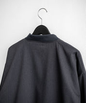 オーバーサイズ TRストレッチMA-1/ジップアップショートブルゾン 14119