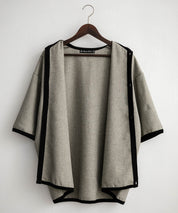 Upscape Audience アップスケープオーディエンス 日本製 国産 Naturemierリネンライクメランジツイルポロカーディガン AUD7321 15897