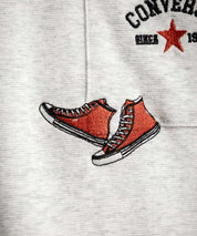 CONVERSE コンバース オーバーサイズフライスシューズエンブレム刺繍胸ポケット付きクルーネック半袖Tシャツ 15725