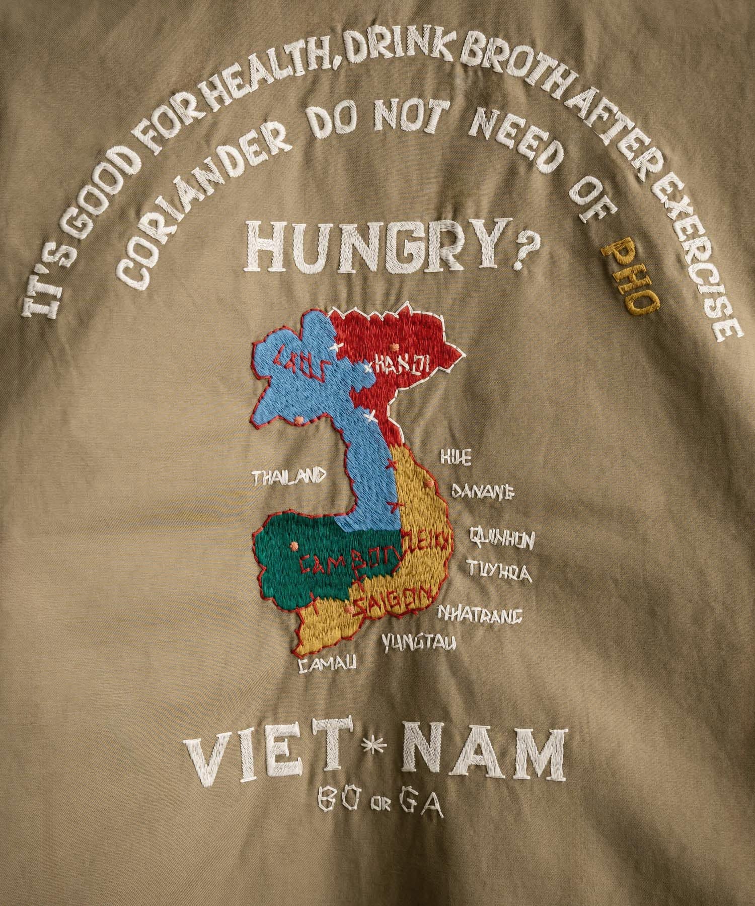 KRIFF MAYER クリフメイヤー スーベニア刺繍長袖ミリタリーシャツジャケット 2514001 14783