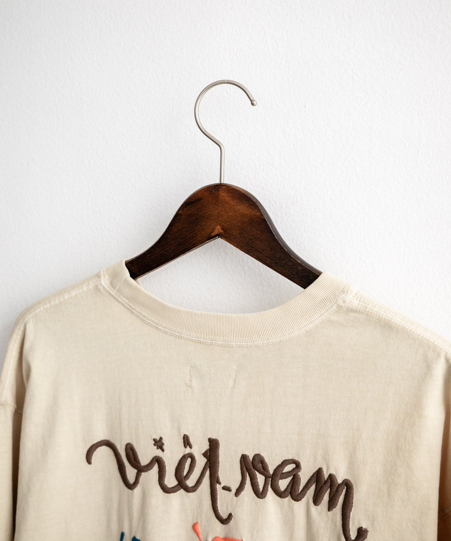 KRIFF MAYER クリフメイヤー オーバーサイズスーベニア刺繍クルーネック長袖Tシャツ(虎) /ロンT 2537203 15603