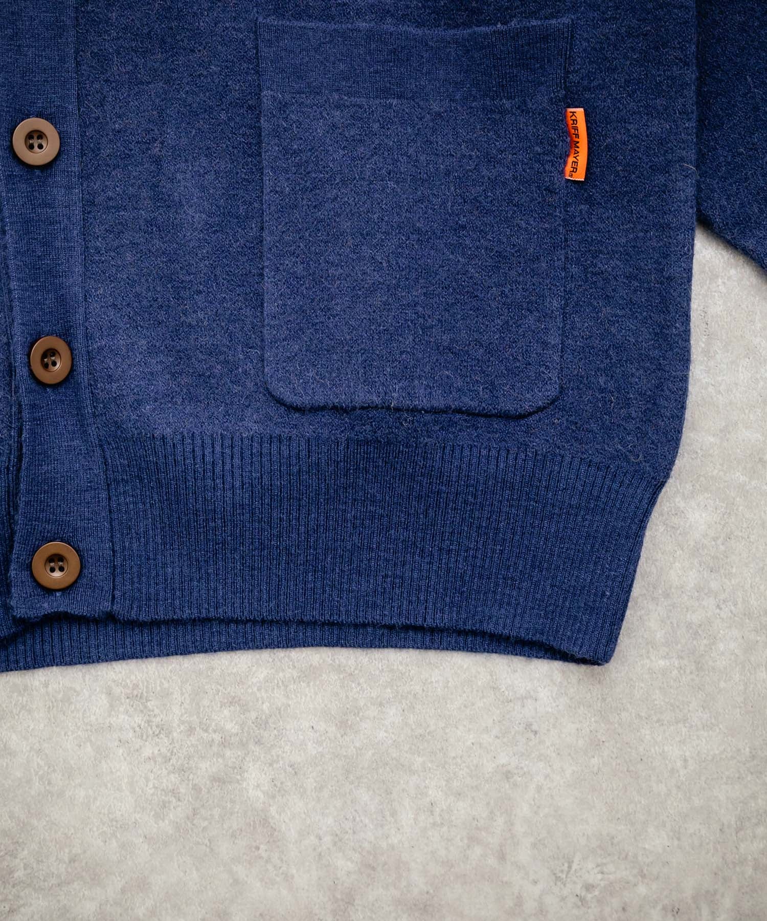 KRIFF MAYER クリフメイヤー もちのび虎刺繍Vネックニットカーディガン 2523100 14964