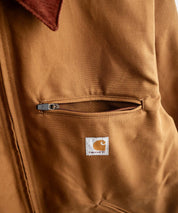 Carhartt カーハート DUCK DETROIT JACKET BLANKET LINED オーバーサイズ襟コーデュロイデトロイトジャケット 15386
