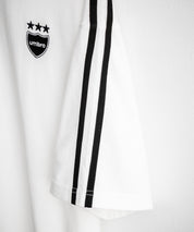 UMBRO アンブロ 別注コラボ オーバーサイズサイドライントラックワンポイントロゴ刺繍クルーネック半袖Tシャツ