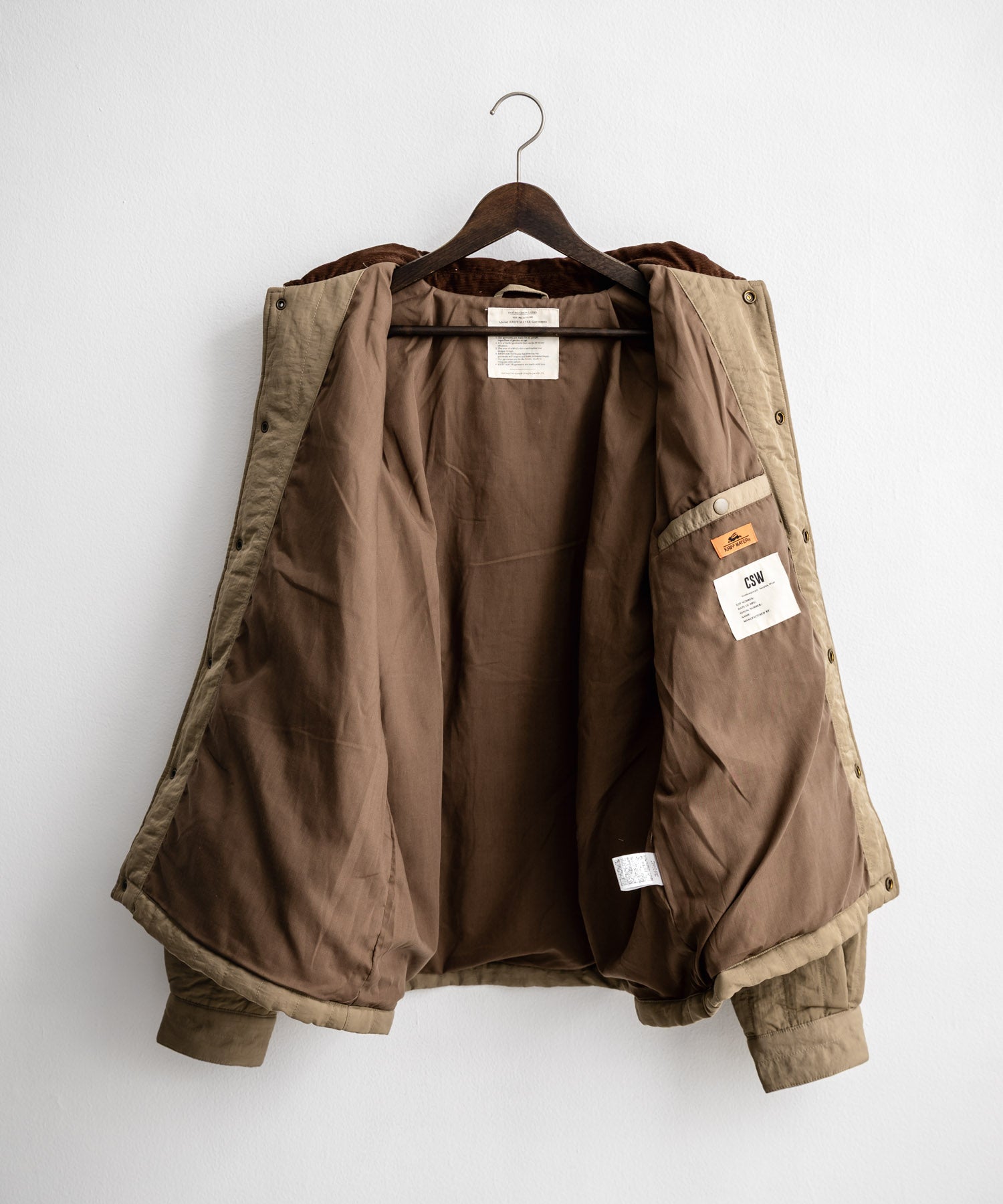 KRIFF MAYER クリフメイヤー スーベニア刺繍キルトコーチジャケット/ナイロンキルティングブルゾン 2515104 14884