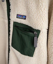 Patagonia パタゴニア M S CLASSIC RETRO X JKT スタンドネックフリースジャケット/ボアジャケット 16386