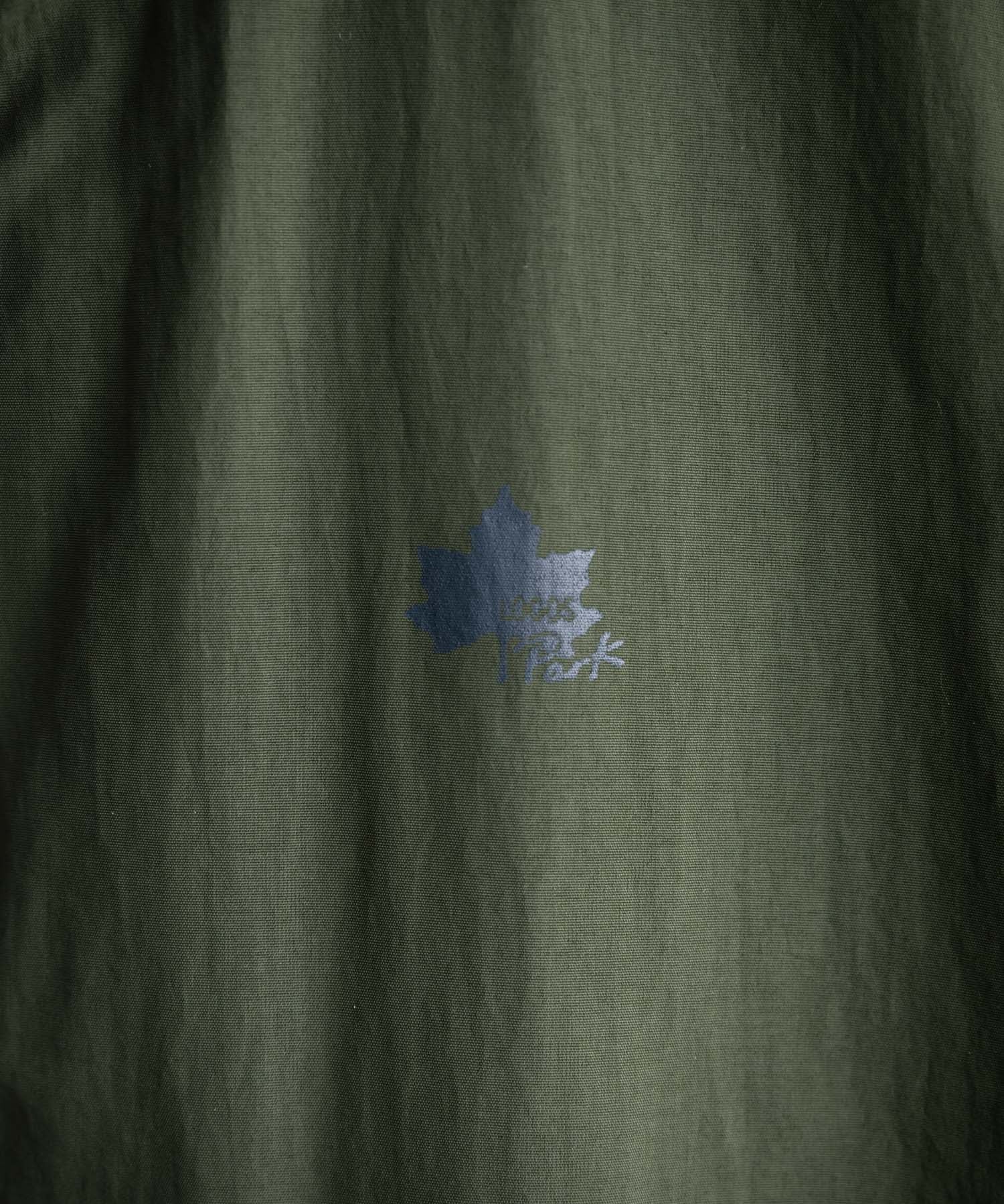 LOGOS ロゴス オーバーサイズ撥水裏タフタワンポイントロゴスタンドネックナイロンブルゾン 16451