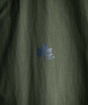 LOGOS ロゴス オーバーサイズ撥水裏タフタワンポイントロゴスタンドネックナイロンブルゾン 16451