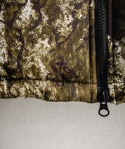 HUF ハフ SEQUOIA PUFFER JACKET REALTREE SEQUOIA PUFFER オーバーサイズワンポイントロゴ中綿ジャケット 15056