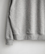 オーバーサイズ 裏毛ヘンリーネック長袖スウェット 15436 【セットアップ可能】