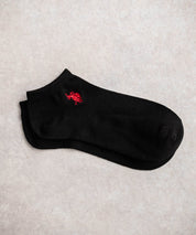 U.S. POLO ASSN. ユーエスポロアッスン ワンポイントロゴ刺繍3足アソートアンクル/くるぶし丈ソックス 15067