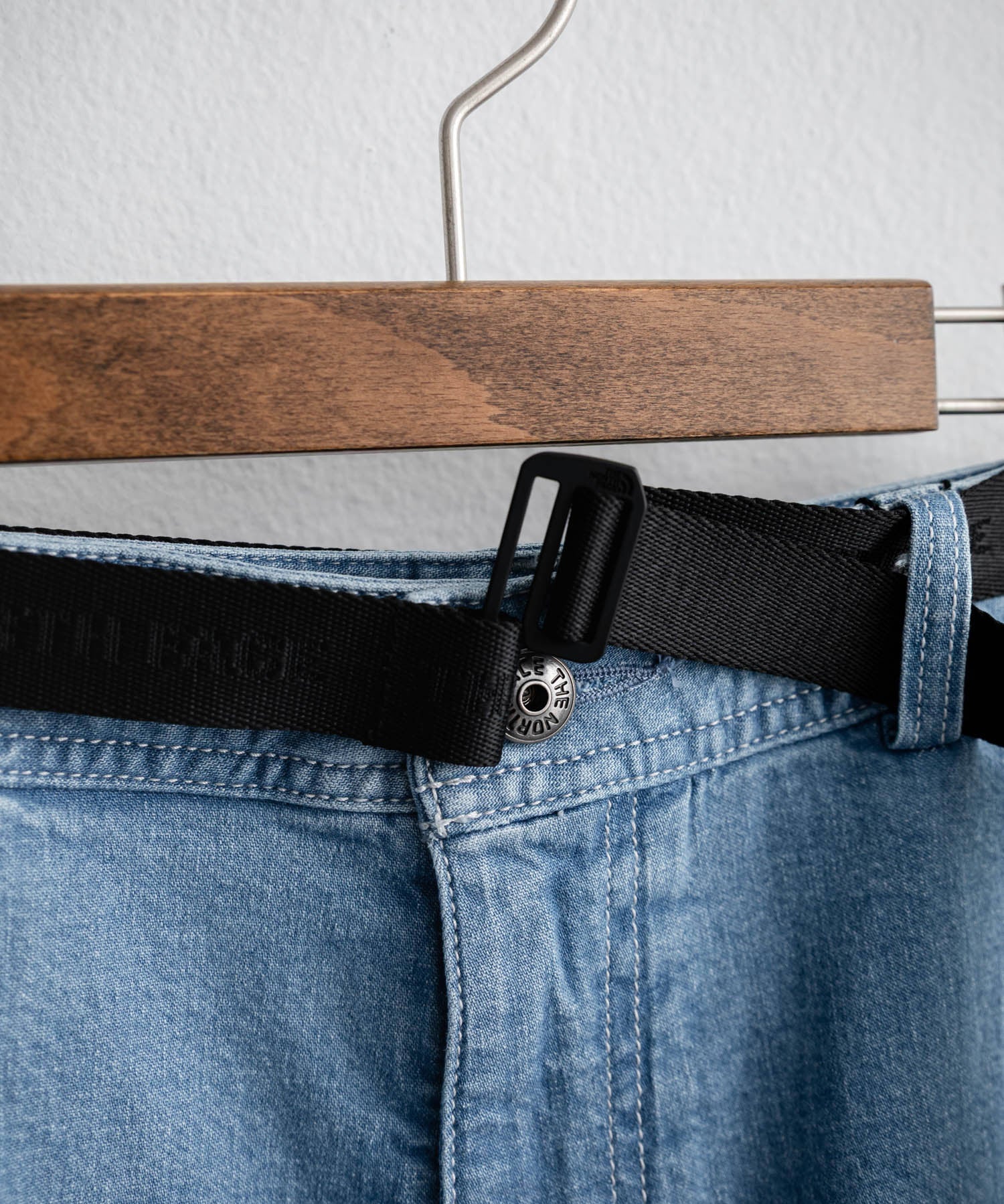 THE NORTH FACE WHITE LABEL BRIS DENIM SHORTS ロゴ刺繍ワイドデニムイージーショートパンツ 16164