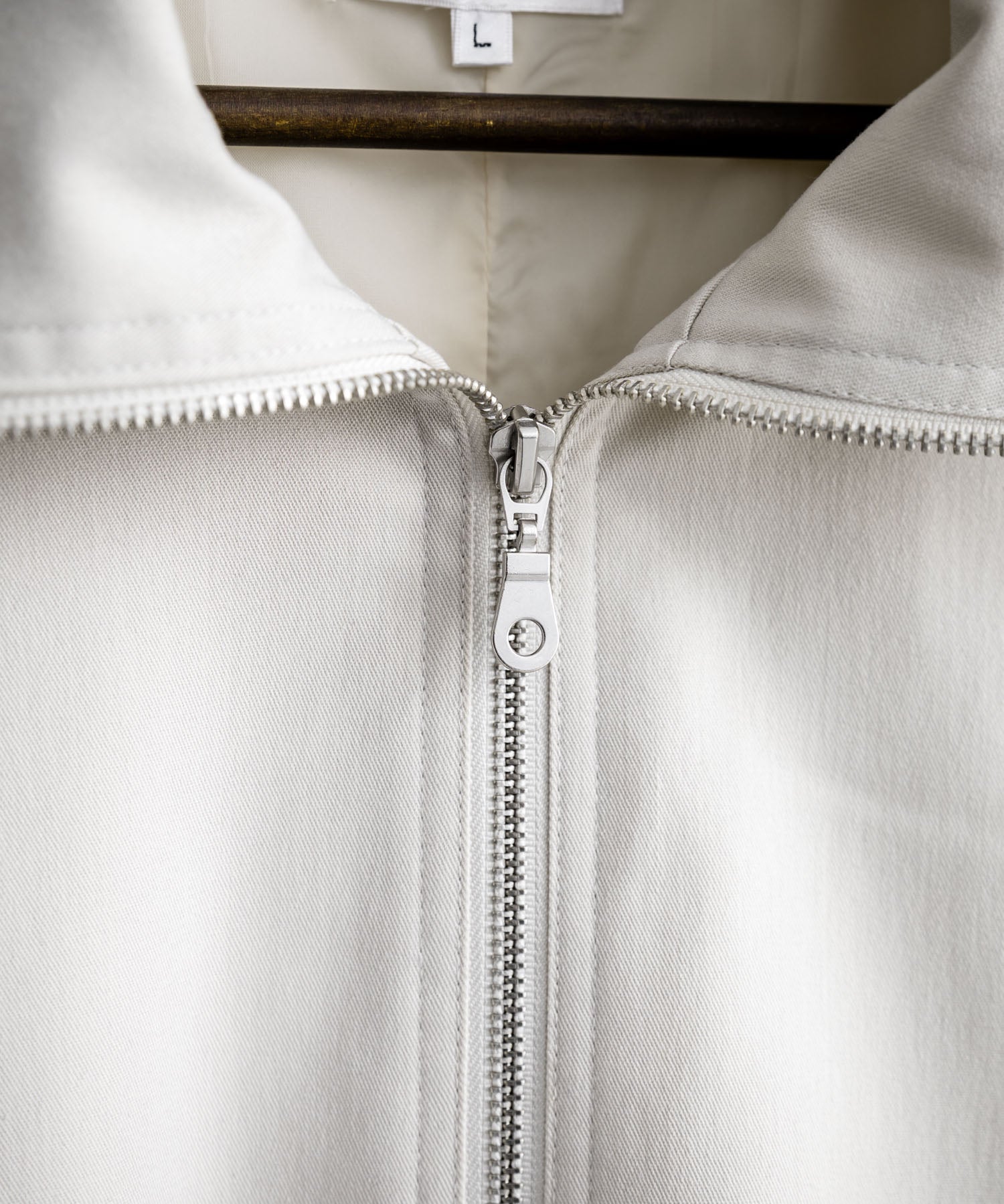 オーバーサイズTRストレッチスタンドカラージャケット ジップアップショートブルゾン 14120