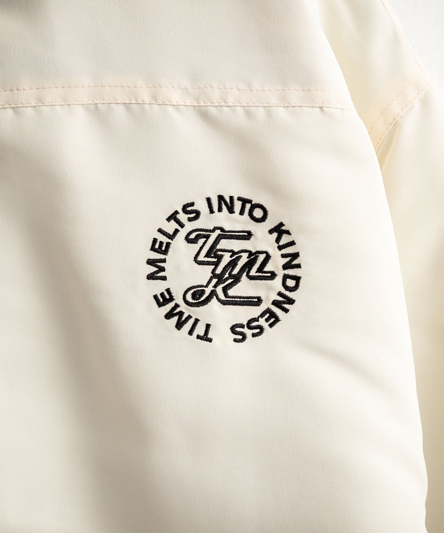 2Wayリバーシブル 両A面オーバーサイズワンポイントサークルロゴ刺繍スタンドネックボアブルゾン 14527
