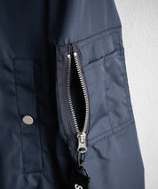 新色追加 ポリDEWSPO オーバーサイズMA-1フライトジャケット/撥水加工ミリタリーブルゾン 15293