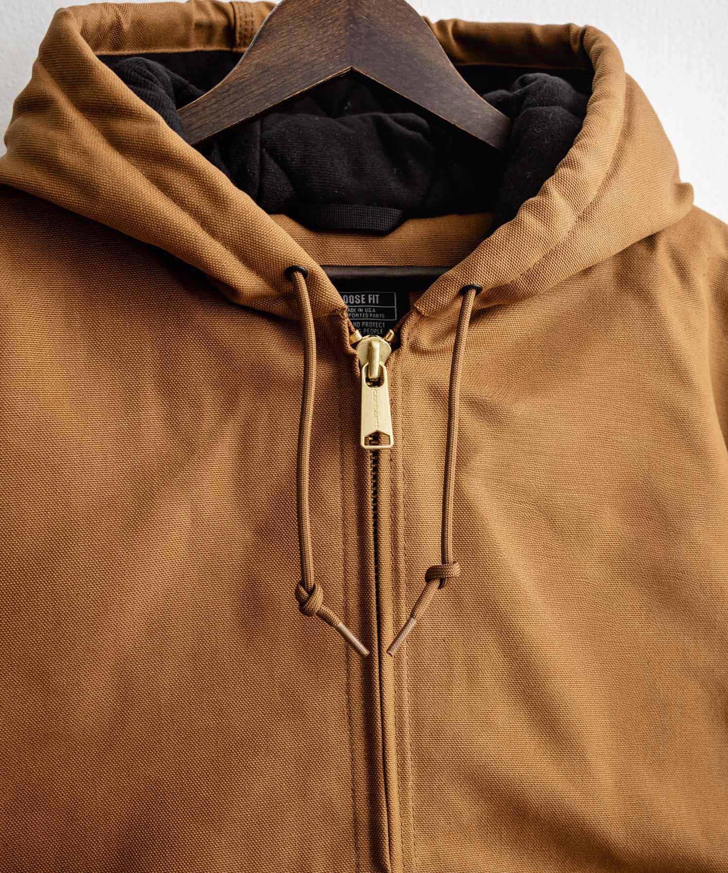 Carhartt カーハート DUCK QUILTED FLANNEL-LINED ACTIVE JACKET オーバーサイズアクティブフードジャケット 15385