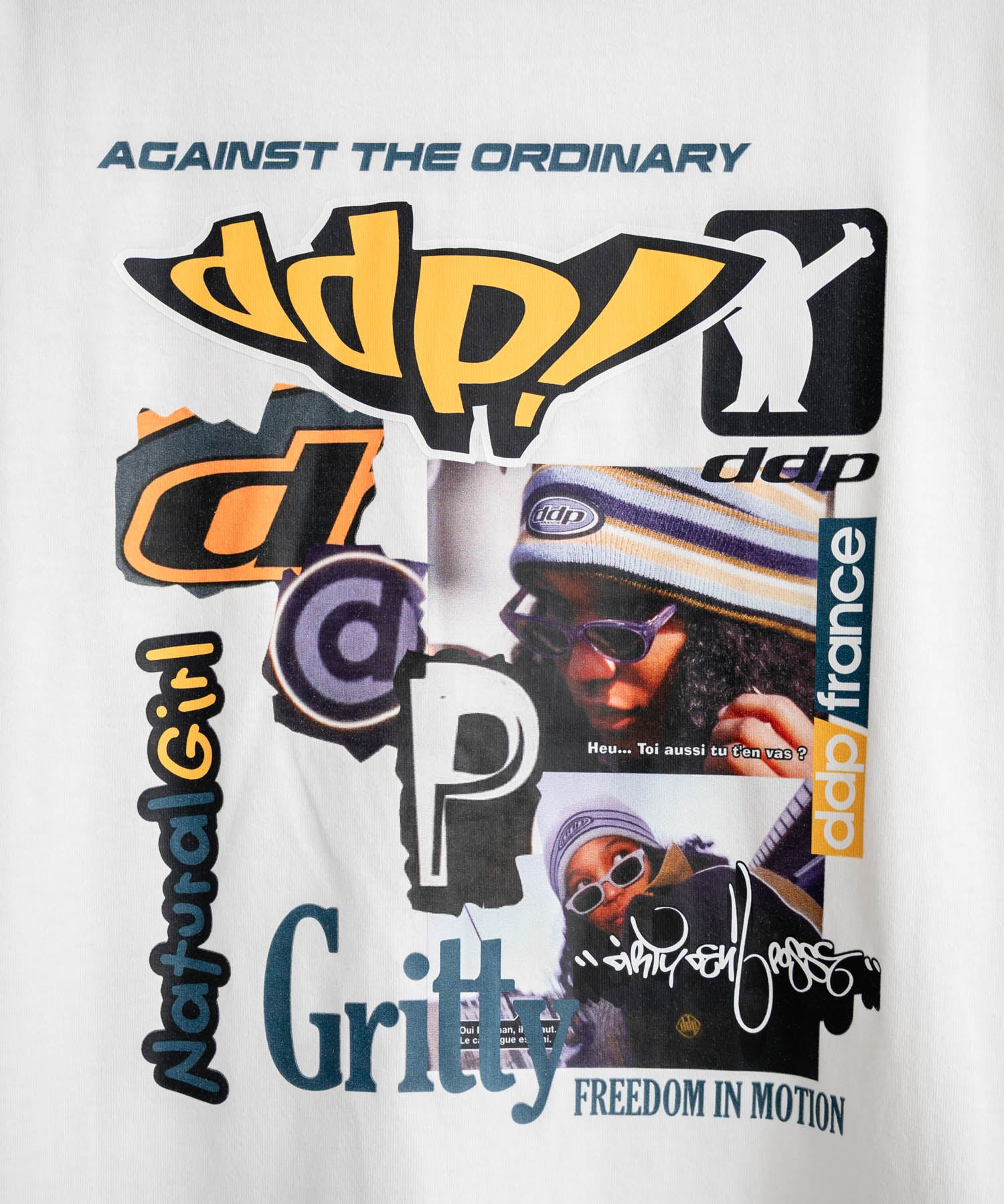 ddp別注コラボ オーバーサイズバックプリント半袖Tシャツ 15689