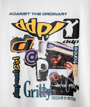 ddp別注コラボ オーバーサイズバックプリント半袖Tシャツ 15689