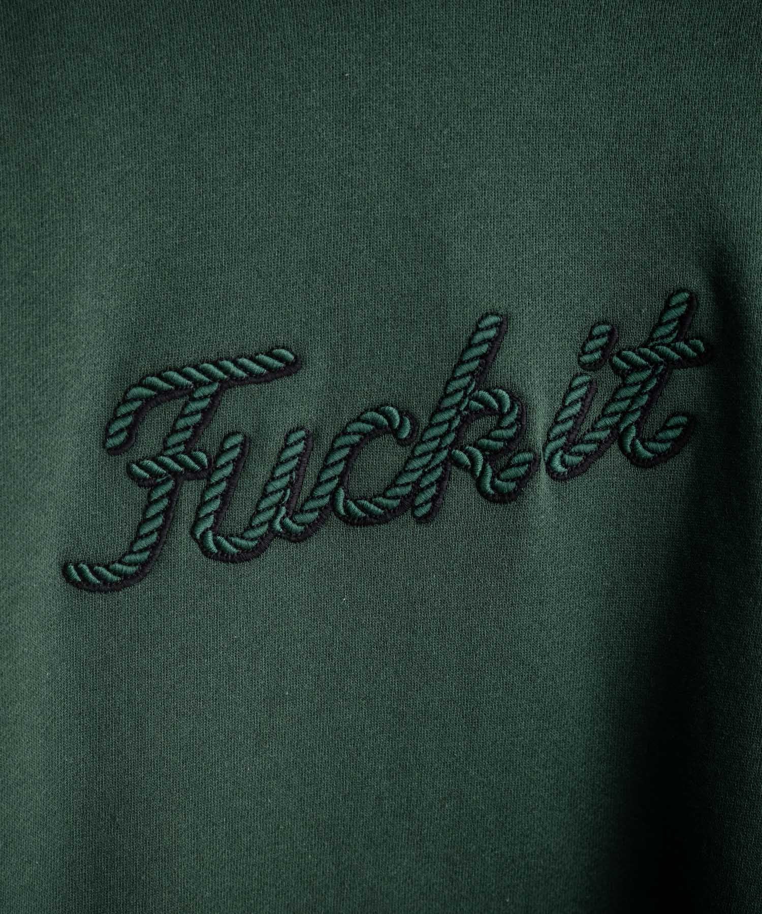 HUF ハフ オーバーサイズ裏起毛プリント刺繍アソート長袖プルオーバーパーカー 16479
