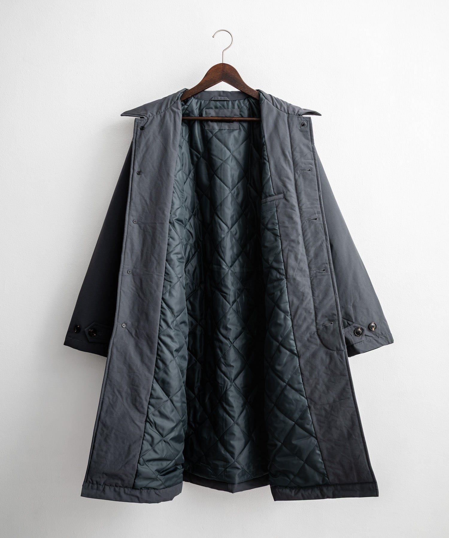 Audience オーディエンス 新色追加 60/40クロス Sorona Dupont 中綿 ステンカラーコート AUD7354 15440