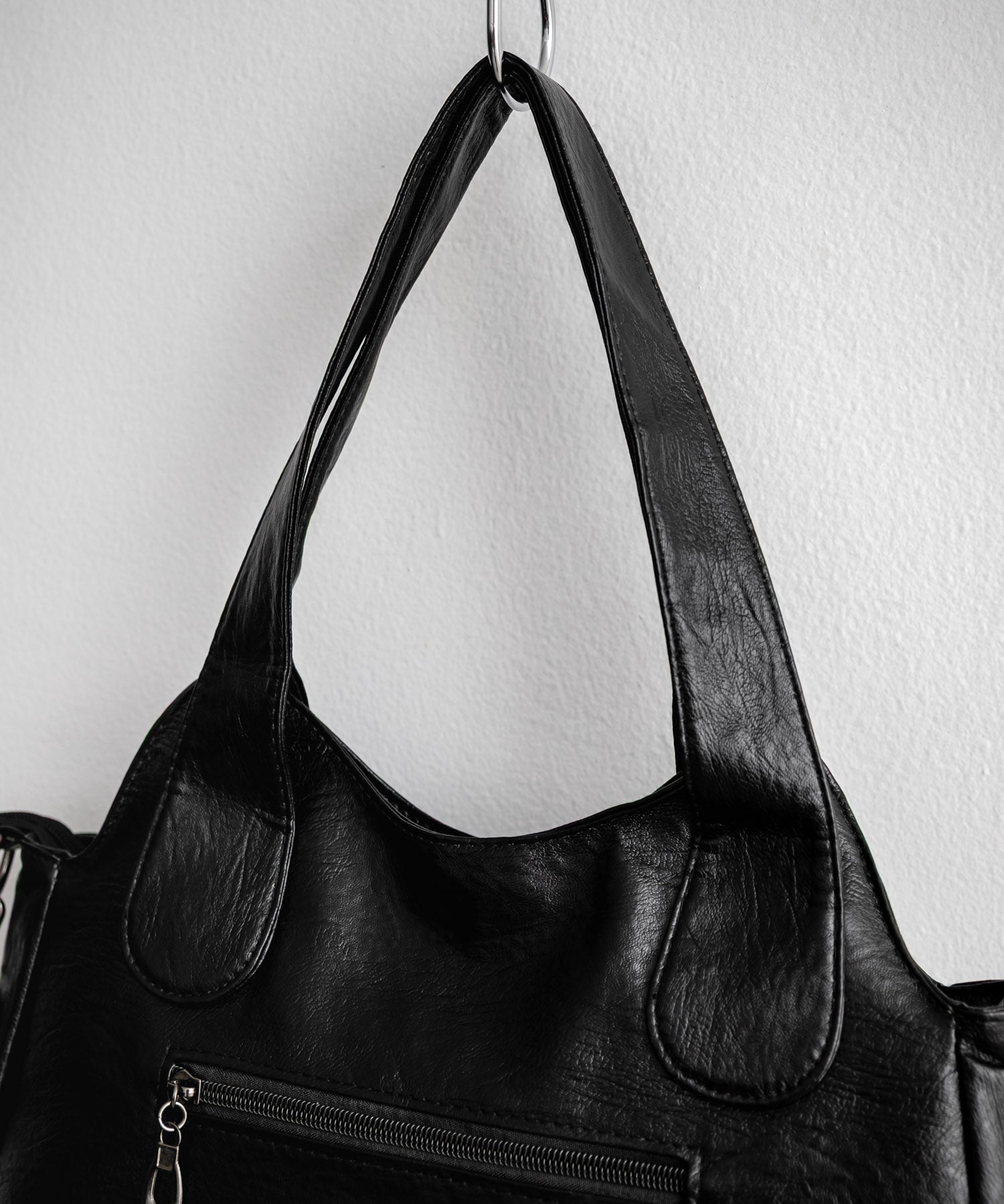 2WAY PUレザーショルダーバッグ/トートバッグ 15506