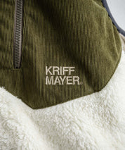 KRIFF MAYER クリフメイヤー シャギーボア裏メッシュダブルジップスタンドネックベスト 2614402 16493