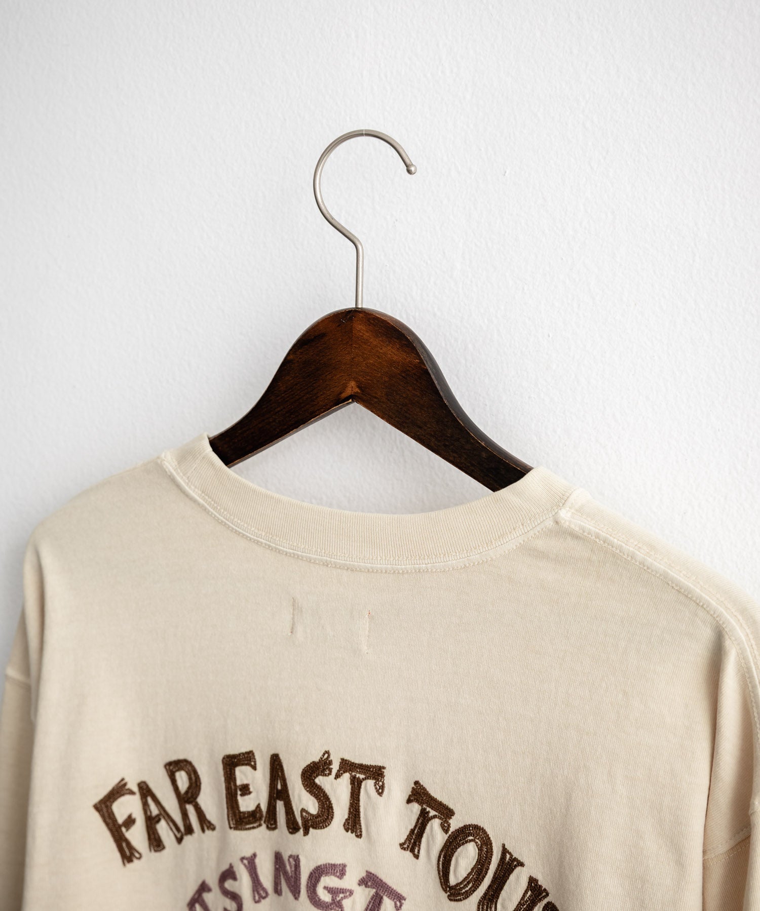 KRIFF MAYER クリフメイヤー オーバーサイズスーベニア刺繍クルーネック長袖Tシャツ(龍) /ロンT 2537202 15602