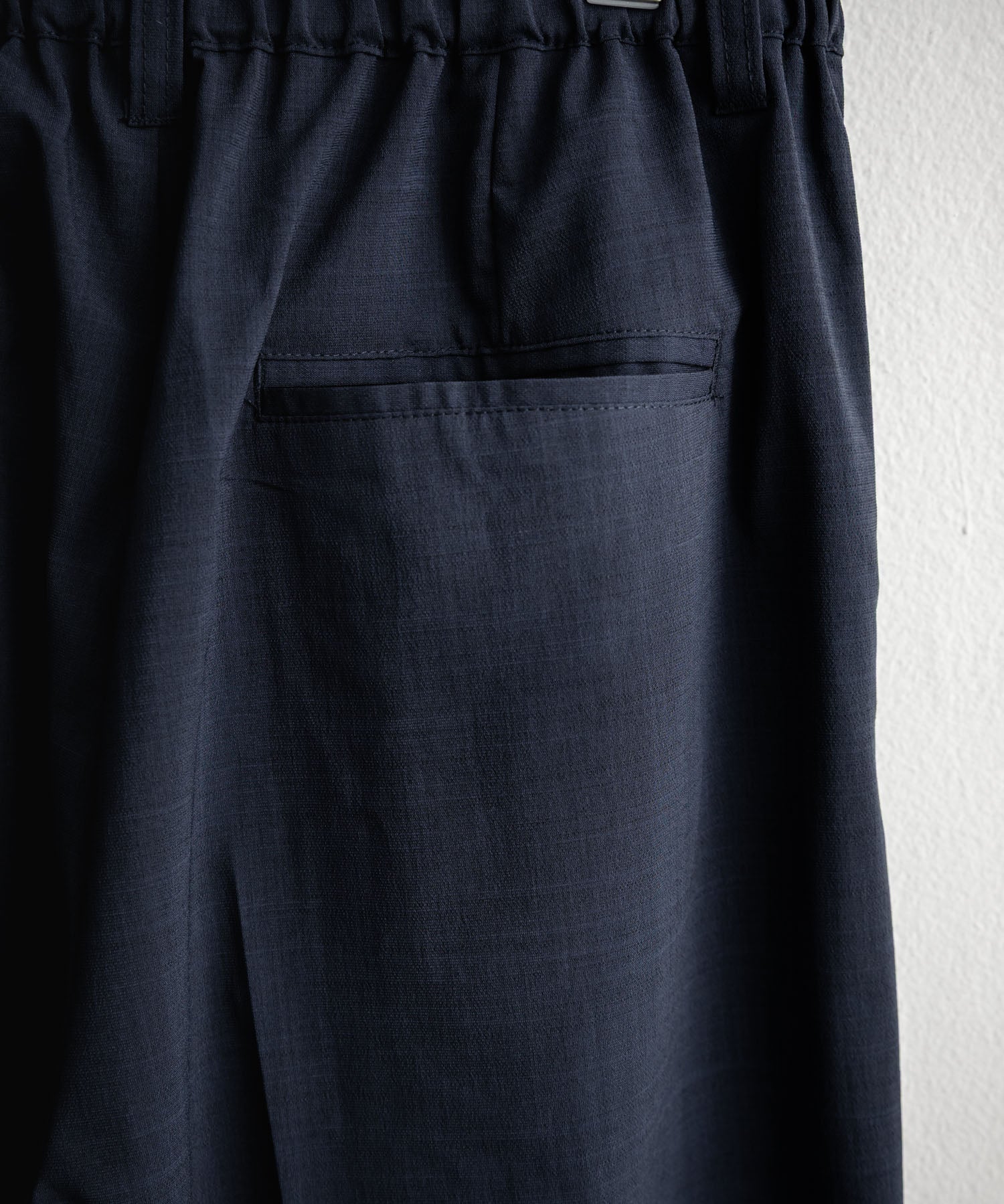 接触冷感 多機能素材リネンライク ワンタックセンタープレスワイドストレートイージーパンツ 15483