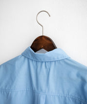 新色追加 オーバーサイズ 無地/チェック柄/ストライプ柄レギュラーカラー半袖シャツ 13977