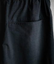 新色追加 接触冷感多機能素材リネンライク アンクルテーパードイージーパンツ 15482