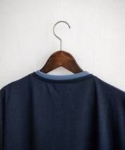 オーバーサイズ レイヤードヘンリーネック半袖Tシャツ 15552