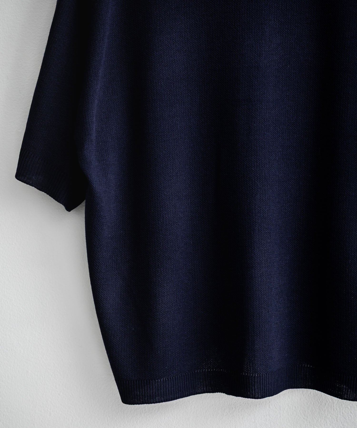 接触冷感 オーバーサイズVネックハイゲージ半袖サマーニットカーディガン 15472