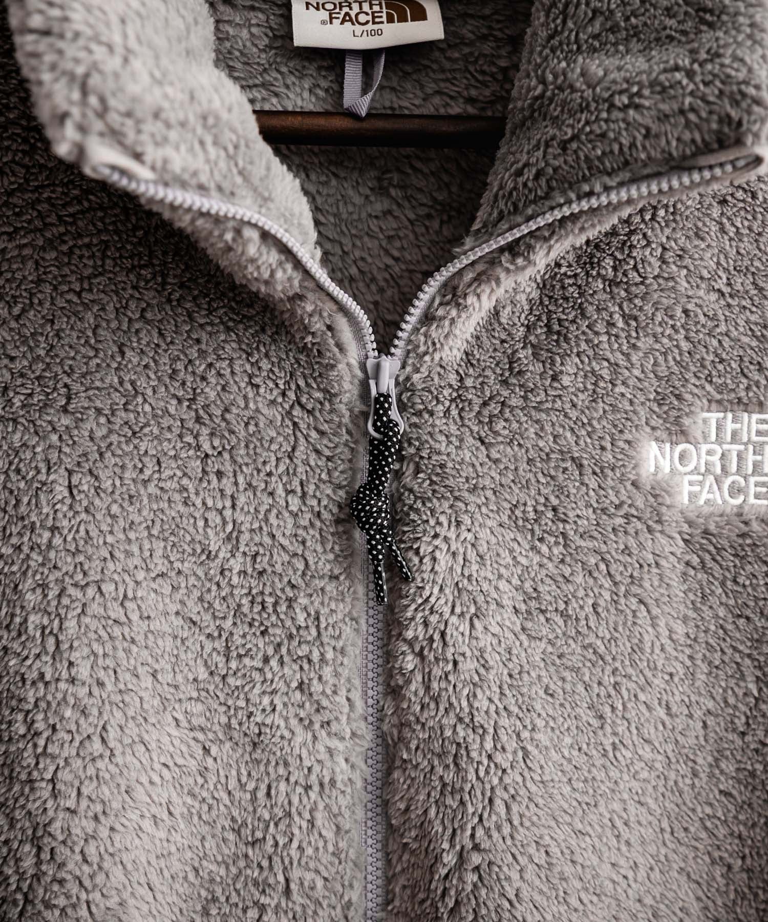 日本未展開モデル THE NORTH FACE ザ・ノースフェイス WHITE LABEL ホワイトレーベル COMFY ALPHA FLEECE ZIP UP ワンポイントロゴ刺繍ボアジャケット 15367