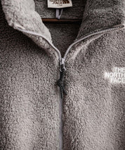 日本未展開モデル THE NORTH FACE ザ・ノースフェイス WHITE LABEL ホワイトレーベル COMFY ALPHA FLEECE ZIP UP ワンポイントロゴ刺繍ボアジャケット 15367