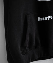 HUF ハフ オーバーサイズ裏起毛アソート長袖プルオーバーパーカー メタルギアソリッド/ナイトメア 16478