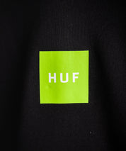 HUF ハフ SET BOX HOODIE オーバーサイズ裏起毛ロゴプルオーバーパーカー