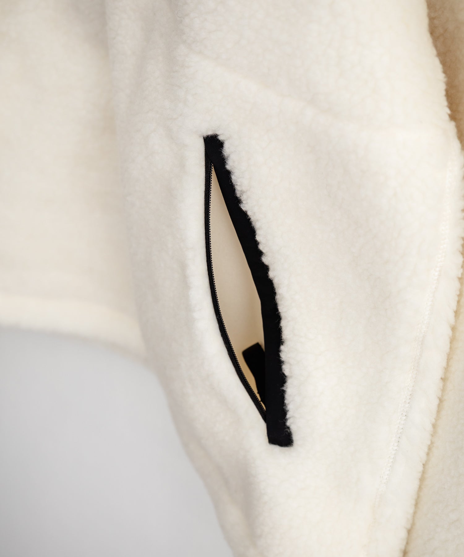 日本未展開モデル THE NORTH FACE ザ・ノースフェイス WHITE LABEL ホワイトレーベル 韓国限定 SHERPA FLEECE JACKET1 オーバーサイズワンポイントロゴ刺繍ボアジャケット 14659