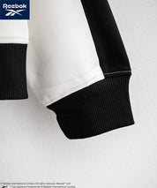 Reebok リーボック オーバーサイズ袖ラインワンポイントロゴ刺繍ポンチトラックジャケット 14837