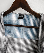 THE NORTH FACE ザ・ノースフェイス M'S TRAVELER CHECK S/S SHIRTS ワンポイントロゴ刺繍ギンガムチェック柄半袖シャツ 16021