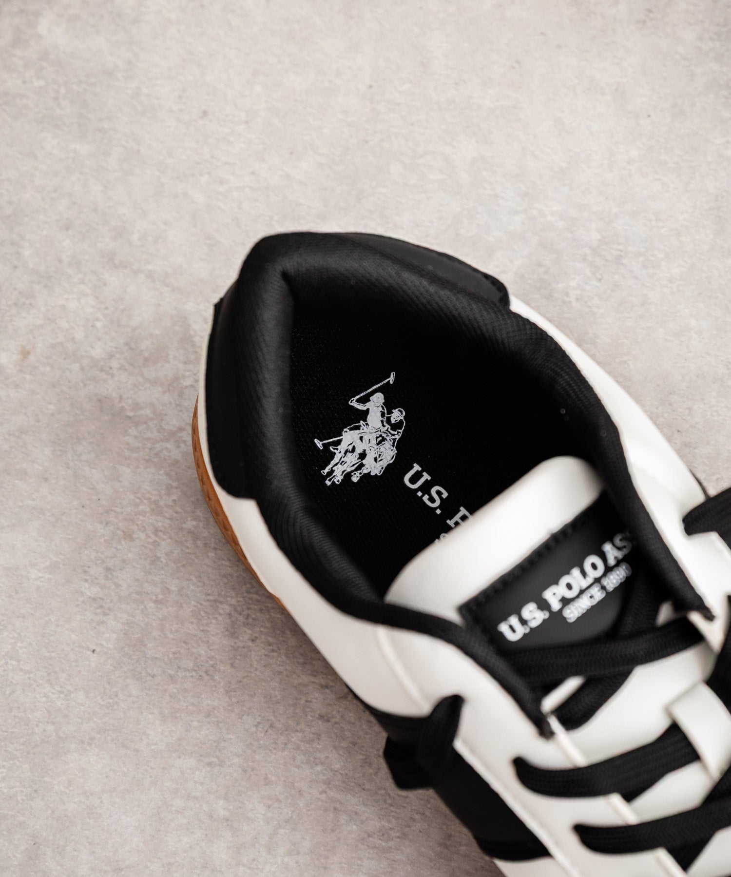 U.S.POLO ASSN. ユーエスポロアッスン ワンポイントロゴ厚底クラシックローカットスニーカー 14932