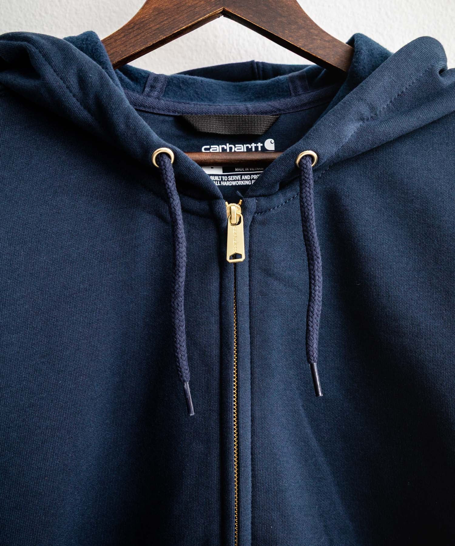 Carhartt カーハート MIDWEIGHT HOODED ZIP-FRONT SWEATSHIRT オーバーサイズ裏起毛長袖フルジップパーカー 15387