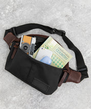 Butler Verner Sails バトラーバーナーセイルズ 日本製 国産コーデュラ本革付属ヒップバッグ JA-1225 6126