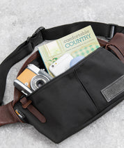 Butler Verner Sails バトラーバーナーセイルズ 日本製 国産コーデュラ本革付属ヒップバッグ JA-1225 6126