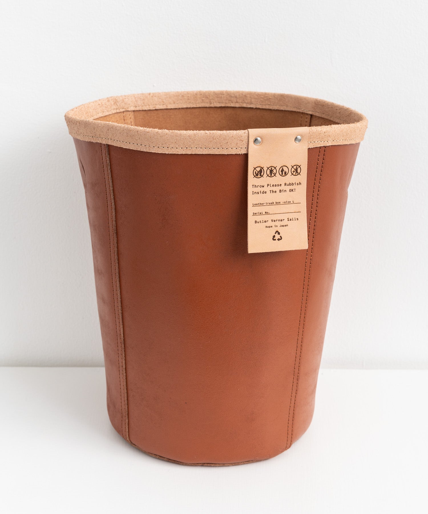 Butler Verner Sails バトラーバーナーセイルズ 国産/日本製 牛トコ革トラッシュボックス JI-2652 11759