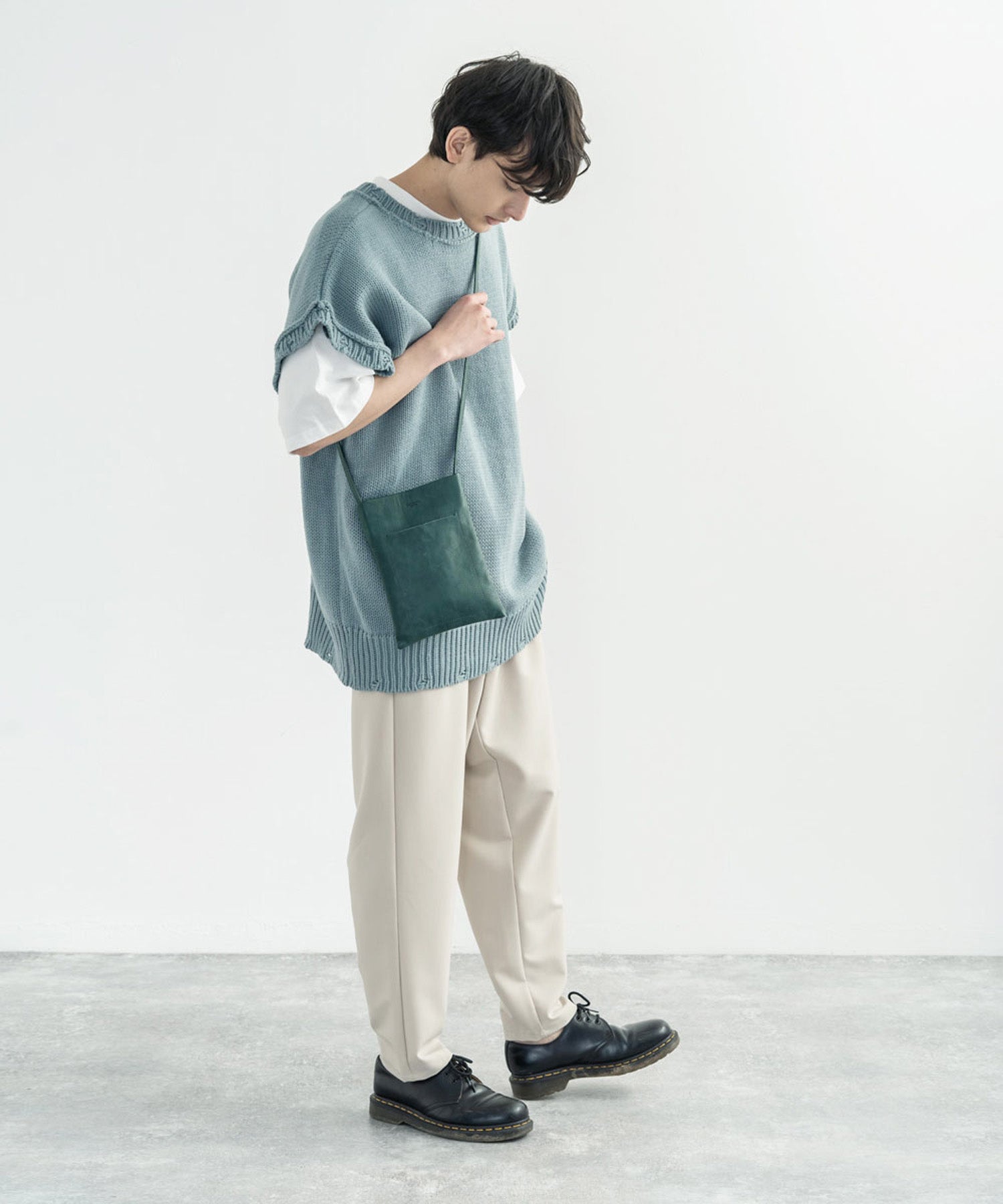 Butler Verner Sails バトラーバーナーセイルズ 日本製 国産 隠しマグネット馬革シンプルショルダー JA-2522 9968