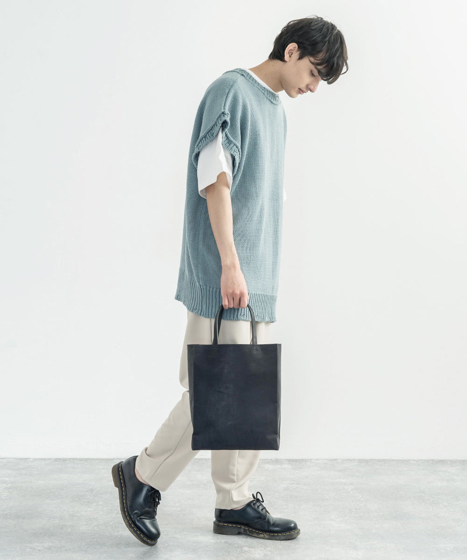 Butler Verner Sails バトラーバーナーセイルズ 日本製 国産 ヌメ革プレーントートバッグ JW-2508 9970