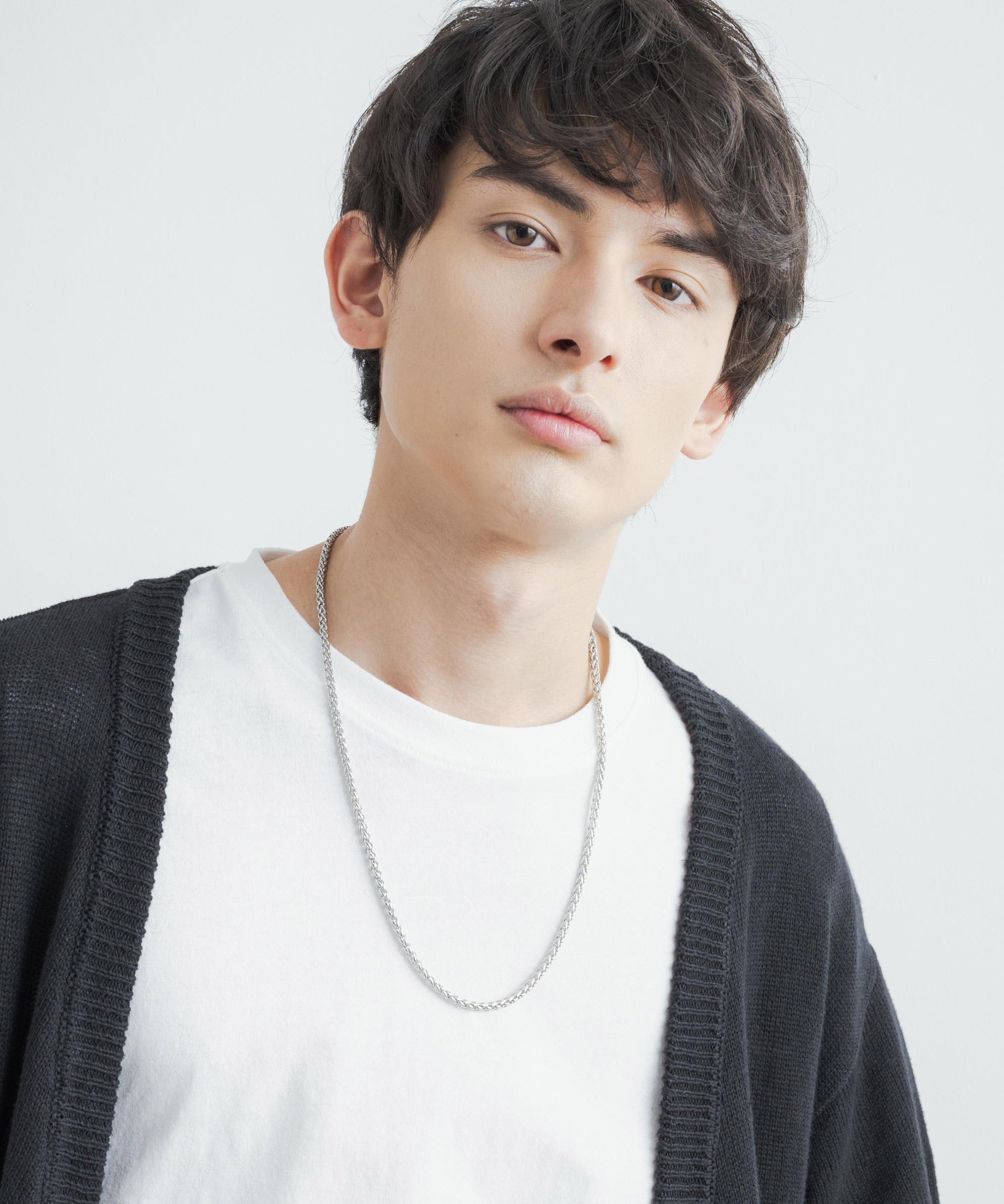 ステンレスデザインチェーンネックレス 11631