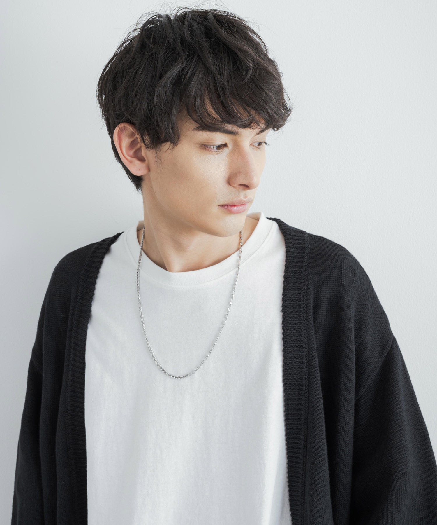 ステンレスデザインチェーンネックレス 11631